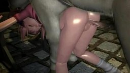 Интересный сексуальный зоопорно мультфильм с ослом